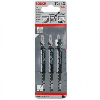 Bosch 2 608 630 879 - Hoja de sierra de calar T 244 D - Speed for Wood