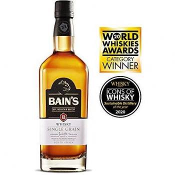 Bains Single Grain South African Whisky, 70 cl