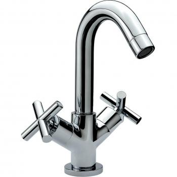 Grifo bimando para lavabo Jalón - Modelo exclusivo con acabado cromado de alta calidad