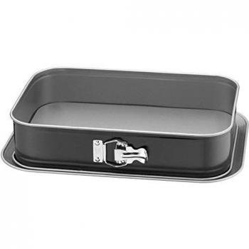 Kaiser 2300659626- Molde rectangular, Negro, 36 x 24 cm