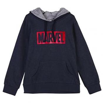 Sudadera con Capucha Niño/a Marvel Cerdá 2900000129 - Original, Cómoda, Multicolor, Estándar Unisex Adulto