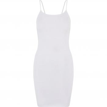 Urban Classics Women's Stretch Jersey Bodycon Mini Dress - White