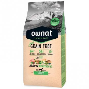 Ownat Just Grain Free Adult Light High Protein No-Grain Dog Food 14 Kg