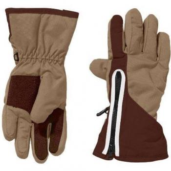 fraenklis Skihandschuhe - Guantes de esquí para niño, color marrón, talla 5