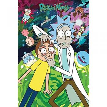 Póster Rick and Morty - Reloj 61 x 91,5 cm Pyramid International PP34230