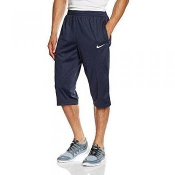 Nike Libero 3/4 Knit Pant - Pantalón para hombre, color negro / blanco, talla XL