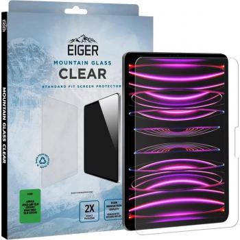 Protector de Pantalla Eiger Mountain Glass para iPad Air 13 y iPad Pro 13 (2024) - Transparente, Alta Resistencia