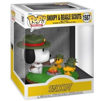 Funko Pop! Deluxe Peanuts Snoopy & Beagle Scouts Camping Vinyl Figure