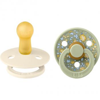 Pack de 2 Chupetes BIBS Colour Round Liberty Eloise 0-6m