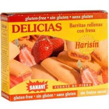 Sanavi Delicias de Fresa Sin Gluten 150g