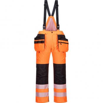 Pantalones de Invierno Hi Vis Naranja/Negro Clase 2 PW3 Oxford Weave 300D Talla M 31