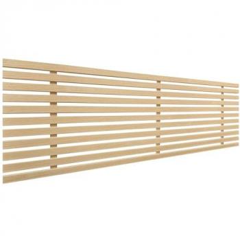 Cabecero de Madera Reciclada DM Estilo Japonés 145x46cm para Camas 135/140 con Herrajes Incluidos - Dhome