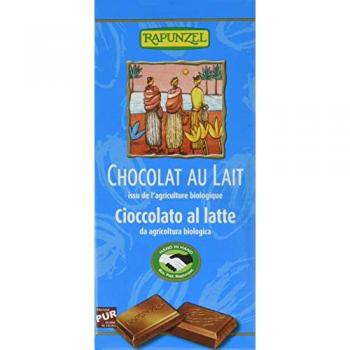 Tableta de Chocolate con Leche Bio Rapunzel 100 Gramos