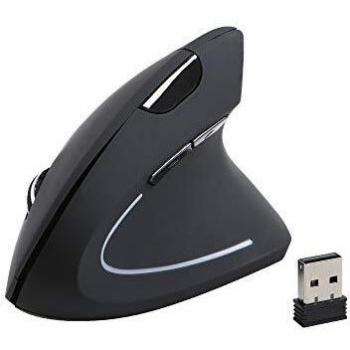 GELID Solutions APEX Wireless Vertical Mouse - Ergonomic shape - Wireless 2.4G - 3 DPI modes - Next/Previous buttons - Plug-n-Play