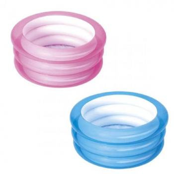Piscina Hinchable para Niños de Fondo con 3 Anillos 70x30cm en 2 Colores Surtidos