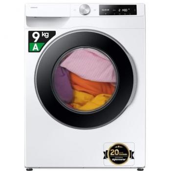 Lavadora Samsung AI Control 9kg Carga Frontal 1400 RPM Clase A-10% Ecobubble Blanco