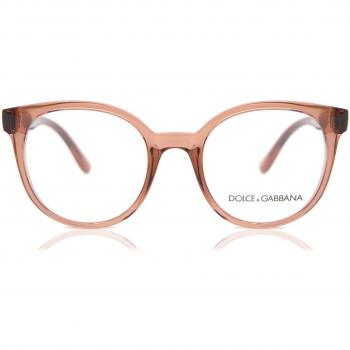Dolce & Gabbana DG5083 3148 Armazones para Mujer Rosas, Lentes Recetados Para Mujer Rosas, Gafas Recetadas para Mujer Rosas