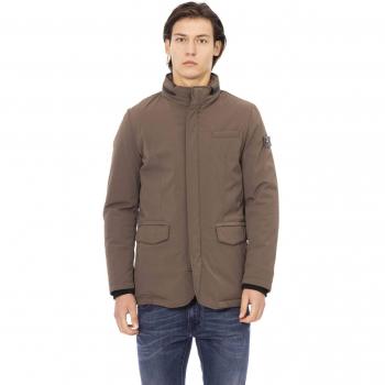 Baldinini Trend Beige Polyester Jacket - L