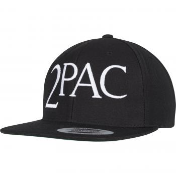 Mister Tee 2Pac A.E.O.M. Adjustable Black Snapback Cap