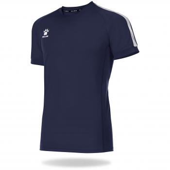 KELME Global Camiseta Fútbol, Hombre, Marino/Blanco, XXL