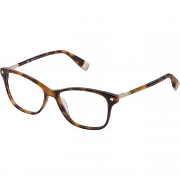 Police VPLD97 Men's Glasses Frame, Striped Grey Havana, 54mm