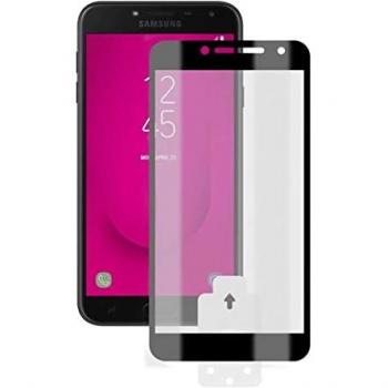 Protector de Pantalla Cristal Templado Negro para Samsung Galaxy J4/J6+ 2018, Vidrio Templado, Grosor 0.33 mm