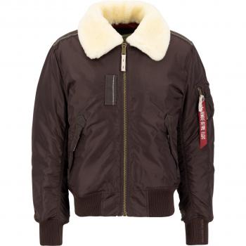 Alpha Industries Men's Injector III Brown Bomber Jacket, 2XL