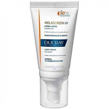 Ducray DUPLO Melascreen Crema Ligera UVA SPF50+ Piel Normal Mixta, 2x40ml