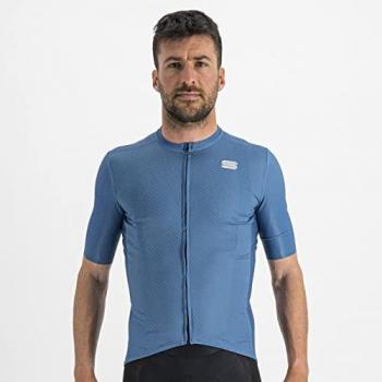 Maillot Sportful Checkmate manga corta hombre azul pastel (L)