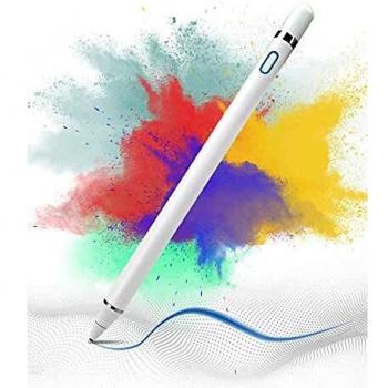Vidence VIDEN Lapiz para Tablet Ultrafina de 1,5 mm y Puerto con Carga Magnética, Compatible con iPhone, Tablet, Android, Blanco