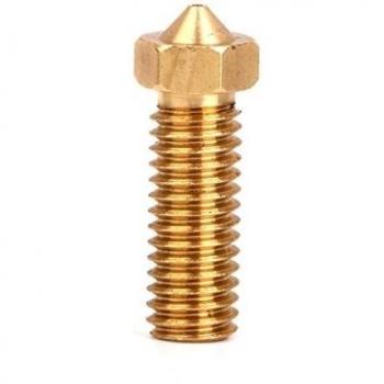 0,6 Mm De Cobre 1pcs Recambio Extrusora De Cabezal De Impresion Boquilla 3d Impresora De Oro
