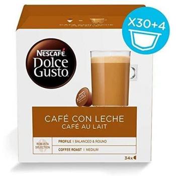 Nescafé Dolce Gusto Capsulas de Café, Cafe Au Lait 34 Unidades 340 g