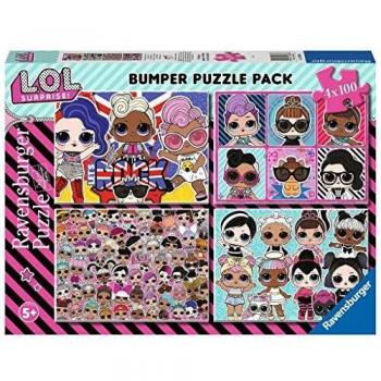 Ravensburger LOL Surprise 4-Pack 100-Piece Puzzles