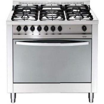 Cocina Independiente Lofra MG96MF/C 90x60 cm, 5 Quemadores a Gas, Horno Eléctrico A Clase Inoxidable