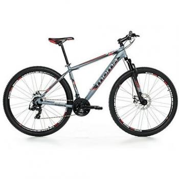 Moma - Bicicleta Montaña Mountainbike 29 BTT SHIMANO, aluminio, doble disco y suspensión, XL