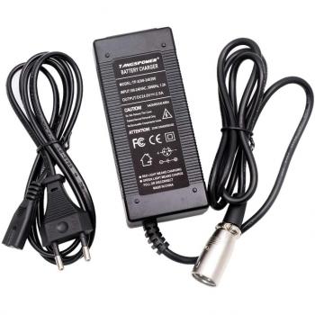 TANGSPOWER Cargador de batería de Plomo de 24V 2A para Scooter eléctrico E-Bike Carrito de Golf Silla de Ruedas Cargador Conector XLR de 3 Clavijas
