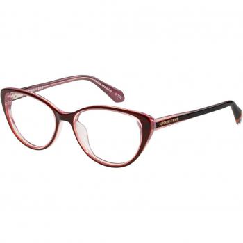 Superdry SDO 3016 103 Men's Eyeglasses Burgundy Size 48 - Frame Only - Blue Light Block Available