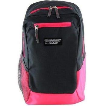 Target Mochila Dura para Deporte, Diseño Club, 11 litros, Negro/Rosa