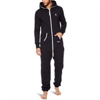 One Piece Original -  Pijama unisex de una pieza, color azul marino, talla S