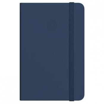Cuaderno Antartik A5 con gomilla, tapa dura, 100 hojas de cuadrícula azul marino, 80 g/m² FSC