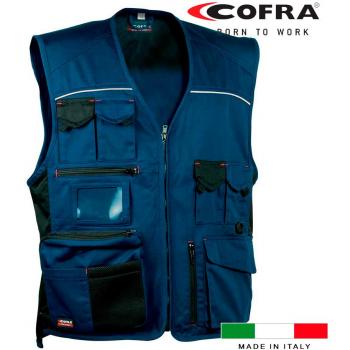 Chaleco Expert Azul Marino Negro Cofra Talla 64