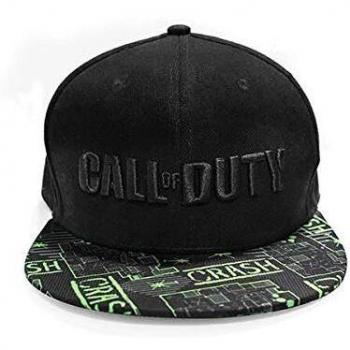 Koch Media Crash Map Gorra de béisbol, Negro, One Size