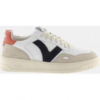 Victoria Seul Unisex Sneakers with Leather Effect and Suede Contrast Accents