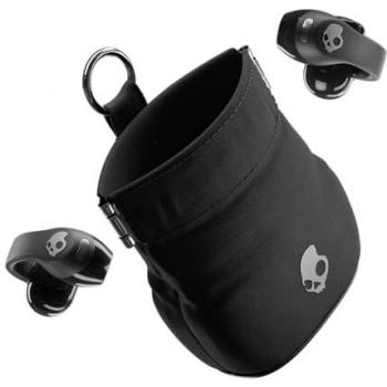 Auriculares Inalámbricos Bluetooth Skullcandy Push 720 Open Ear, Impermeables, Diseño Ligero de Clip, 30 Horas de Autonomía, Micrófono para Llamadas - Negro y Plata