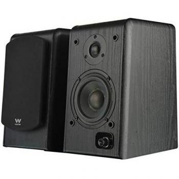 Woxter Dynamic Line DL-610 Black - Altavoces de estantería terminados en Madera autoamplificados