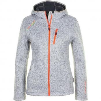 Peak Mountain Alaine Women's Fleece Jacket with Collar