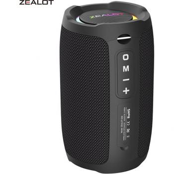 Zealot S49 Portable Bluetooth Speaker 20W Stereo Sound IPX6 Waterproof Wireless