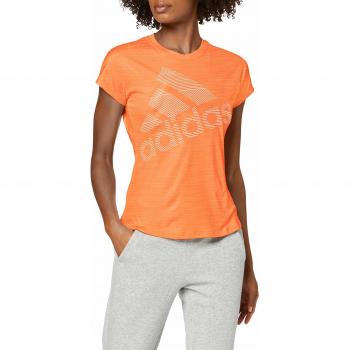 adidas SS Bos Logo tee Camiseta de Manga Corta, Mujer, hi-Res Coral, M