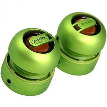 XMI Xmini Max Duo Mini - Altavoces portátiles para iPhone/iPad/iPod/MP3 Player/Laptop - Verde