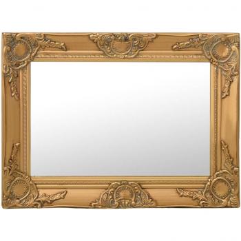 Espejo de pared estilo barroco 60x40 cm dorado oro